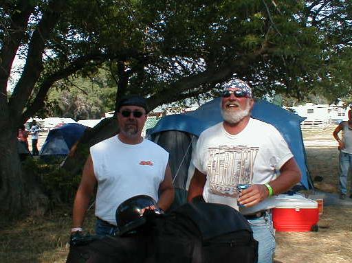 Sportster and Lee, Lamphere campground get together/2003